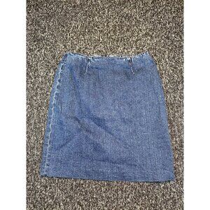 lauren jeans co. denim skirt ralph lauren petite 6p